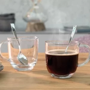 Leonardo 2 Latte Macchiato Tassen NAPOLI 280 Ml + 2 Löffel 9