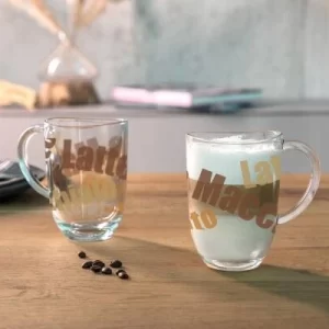 Leonardo Latte Macchiato Tasse NAPOLI 380ml 3farbig, 6er-Set 6