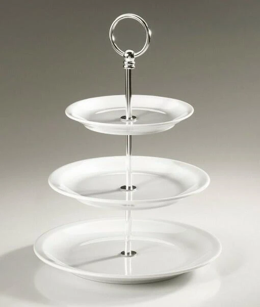Pillivuyt Etagere Mit Versilbertem Tragegriff 3 Stufen Größe 165 X 200 X 240 Mm 4