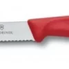 Victorinox SwissClassic Tomaten- Und Wurstmesser Mit Wellenschliff, 11 Cm, Rot 5