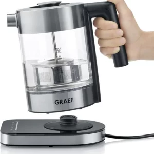 Graef Glaswasserkocher WK350 Mit Temperatureinstellung & Teesieb 22