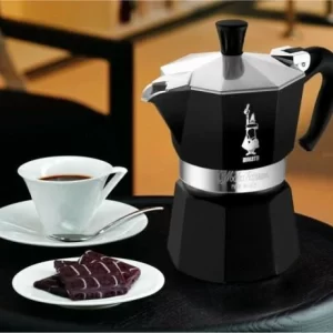 Bialetti Espressokocher Moka Express Black 6 Tassen 12