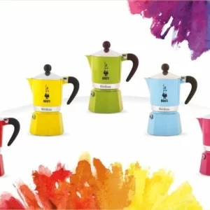 Bialetti Espressokocher Rainbow Rot 3 Tassen 12